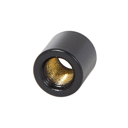 5/8 Inches Tall Brass Coupling, 1/8F, Satin Black Finish 