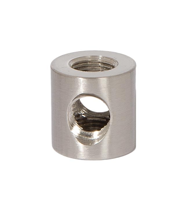 3/4 Inch Tall 4-Way Brass Arm Back, 1/8F Tap, Satin Nickel (21200SN ...