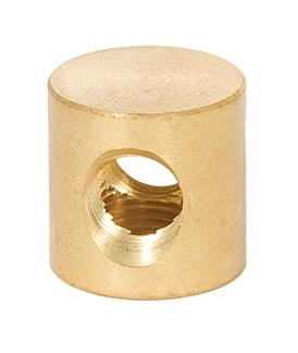 3/4 Inch Height Long 3-Way Unfinished Brass Arm Back, 1/8F Bottom and Sides