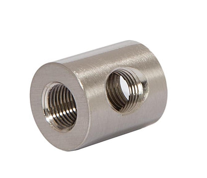 7/8 Inch Tall Satin Nickel Finish 3-Way Brass Arm Back, 1/8F Tap