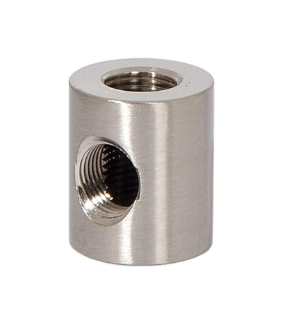 7/8 Inch Tall Satin Nickel Finish 3-Way Brass Arm Back, 1/8F Tap