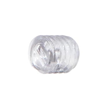 Clear Hard Polycarbonite Set Screw, 1/4 Inch Long