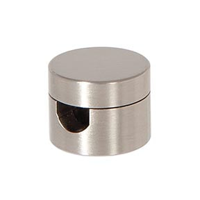 9/16 Inch Tall Satin Nickel Finish SVT Wire Gripper Swag Ceiling Strain Relief