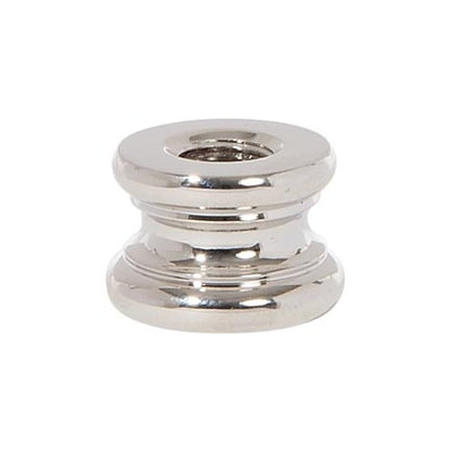 5/8 Inch Tall Polished Nickel Finish Brass Neck, 1/8F