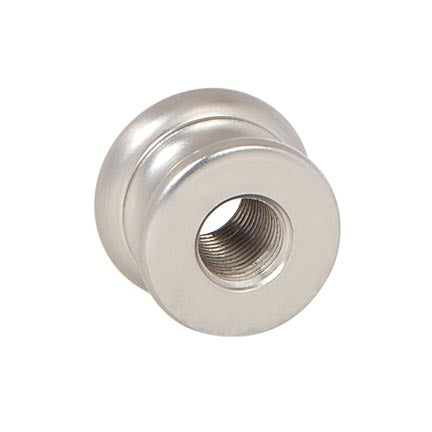 5/8 Inch Tall Satin Nickel Finish Brass Neck, Tap 1/8F