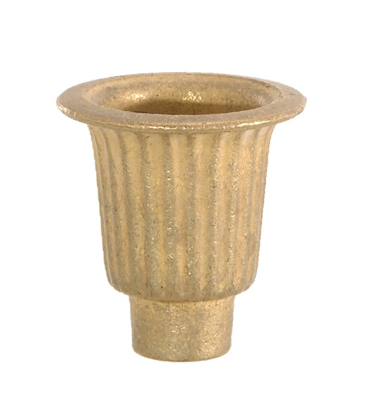 Cast Brass Candle Cup, 1 1/2" ht.