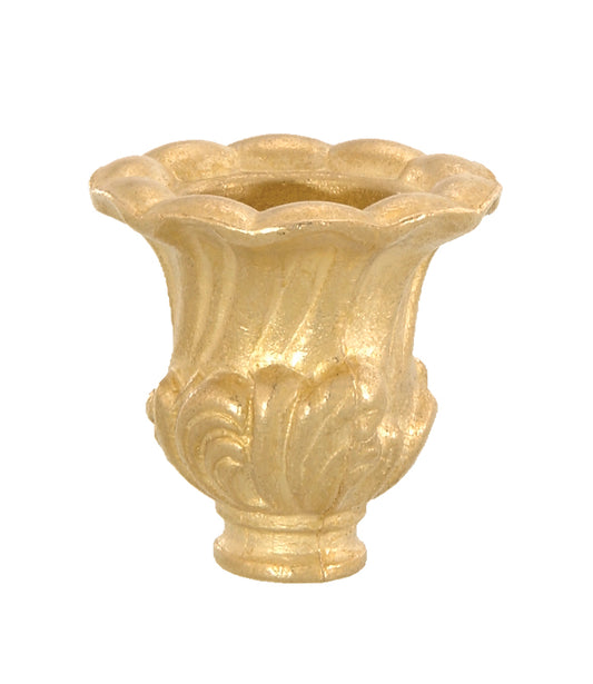 Cast Brass Candle Cup, 1 5/8" ht.