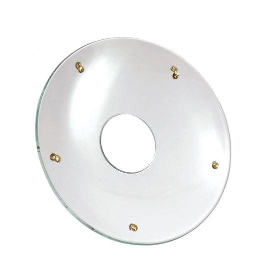 Pressed Glass Bobeche, Your Choice of 2 3/4" (70mm) or 3 1/2" (89mm) Diameter