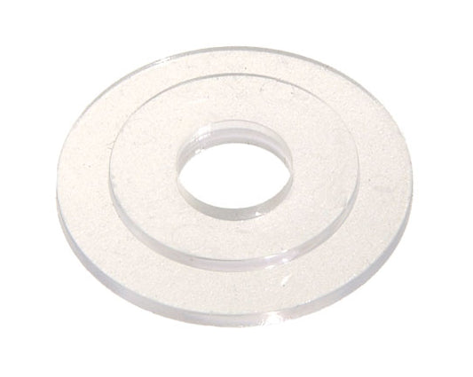 Clear Plastic Washer for Crystal Fixtures/Chandeliers
