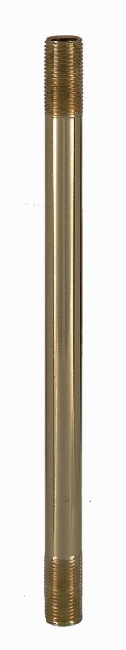 Solid Brass 1/8 IP Threaded Pipe (1/8 IP = 3/8" diameter)
