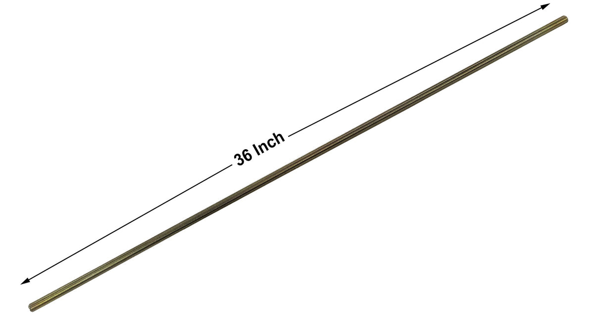 Lamp Rod Thread Size 36 and 48 Inch Seamless All Thread Pipe For Lamps and Fixtures, Comes ...