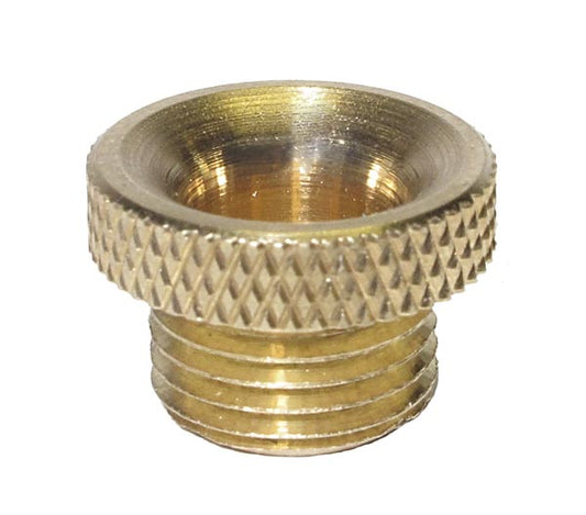 Wide Flange Brass Cord Inlet Bushing with 1/8M Thread (3/8" diameter)
