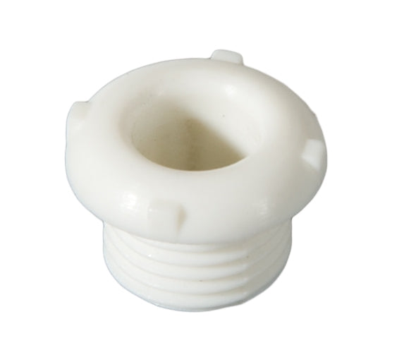 Bakelite (plastic) Cord Bushing,1/8M, fits twisted pair or parallel lamp cord, your choice of black or white