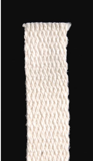 3/4" X 8" Long, Dietz Size Cotton Flat Lamp Wick, USA-made