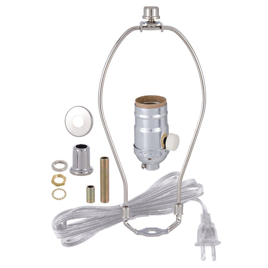 Nickel Table Lamp Wiring Kit With Full-range dimmer Socket (30554N10)