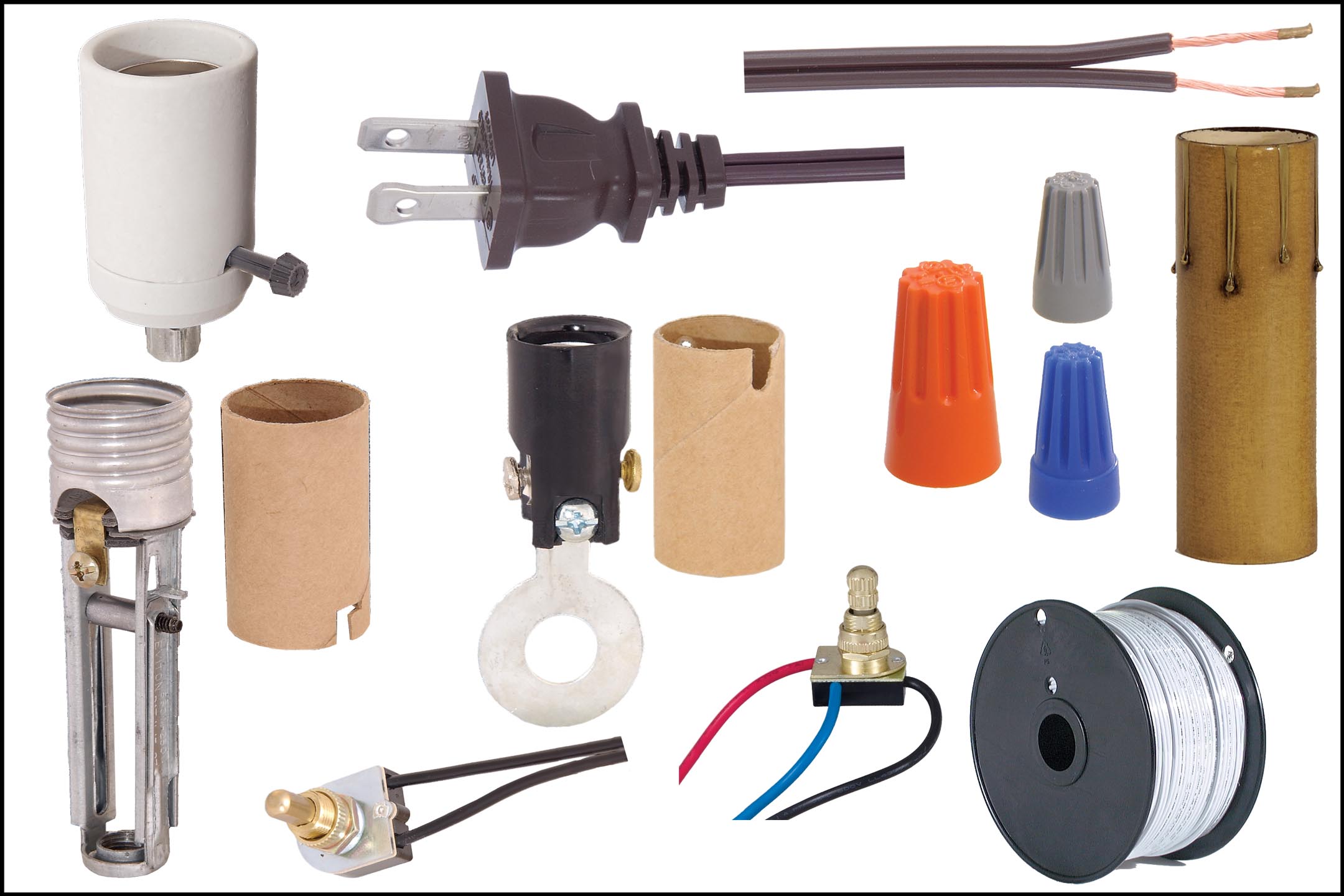 COMPLETE Lamp Repair Kit for Reflector Floor Lamps (30580) - Antique ...