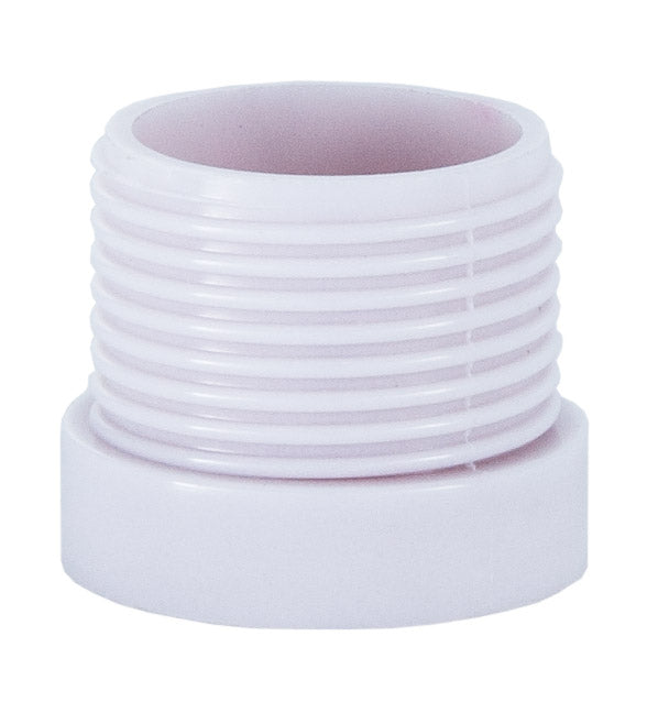 White Plastic Threaded Socket Shell