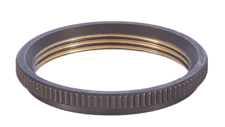 Solid Brass UNO Ring Medium Sunlite Sockets, 1-5/8" O.D., Antique Bronze