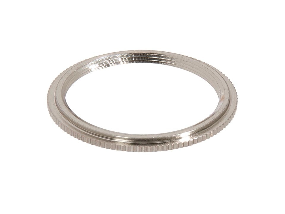 Solid Brass UNO Ring Sunlite Medium Sockets, 1-5/8" O.D., Satin Nickel