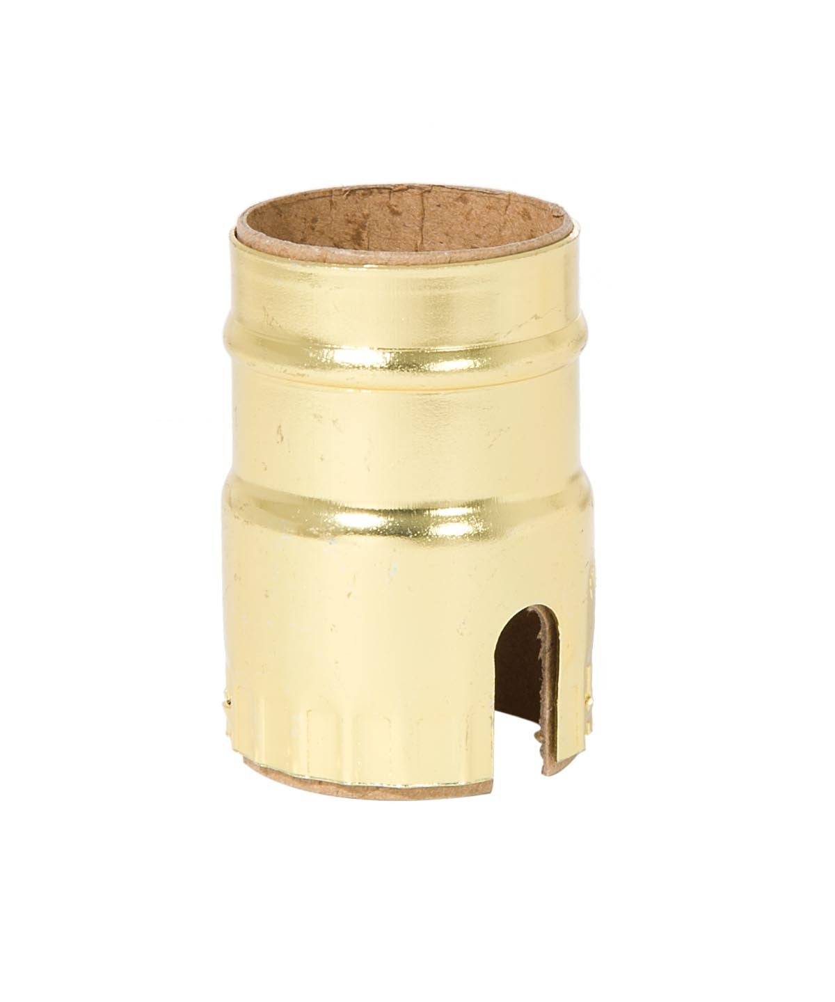Brass Plated Finish Aluminum E-26 Slot Socket Shell (40308Gi) - Antique ...