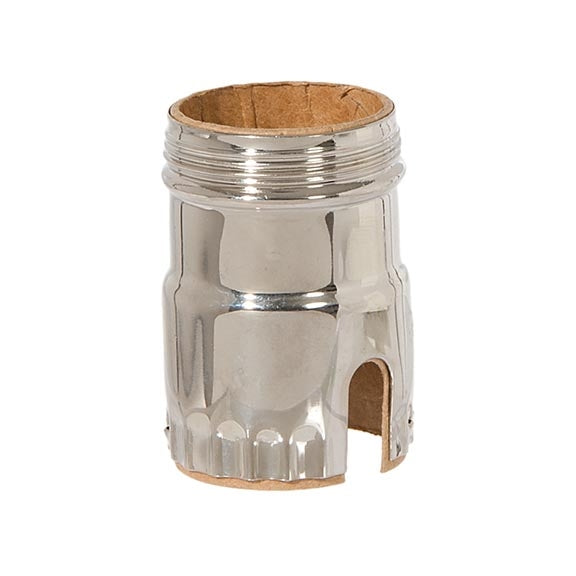 Polished Nickel Finish 1-Slot Brass Socket Shell, Size E-26 , UNO ...