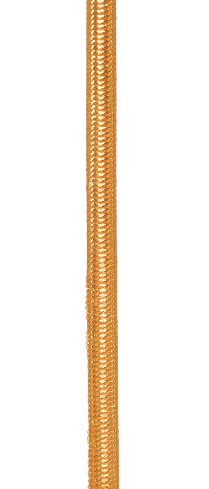 Gold 18 Gauge SPT-2 Fabric Parallel Lamp Cord, Choice of Length 
