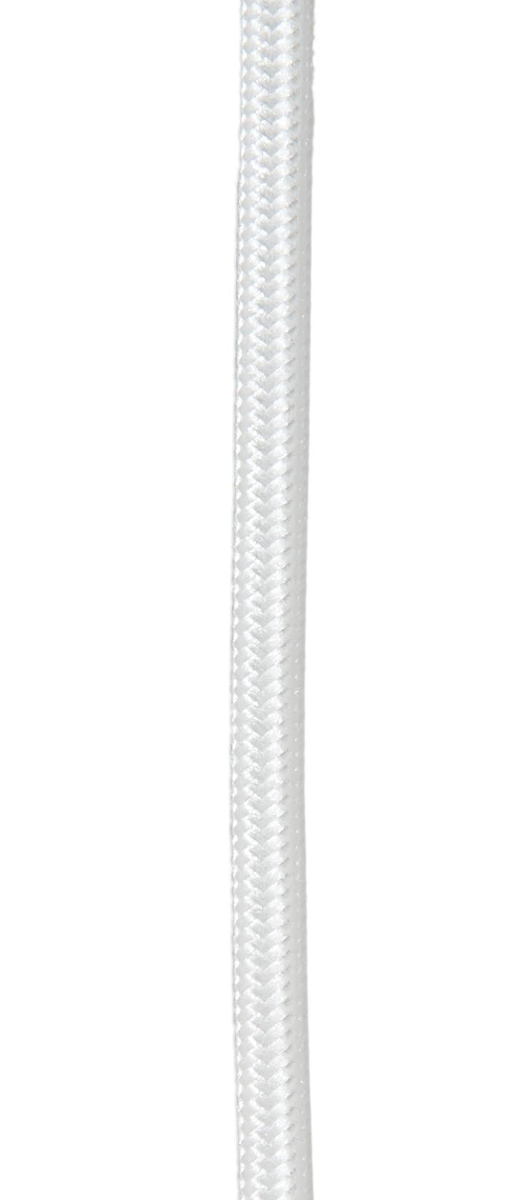 White 18 Gauge SPT-2 Rayon Parallel Lamp Cord, Choice of Length, UL Listed