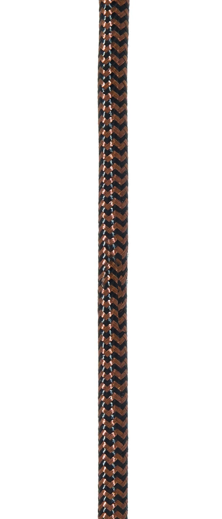 18/3 SVT-B Black and Brown Hounds-tooth Pattern Rayon Covered Parallel Fabric Lamp Cord - Choice of Length 