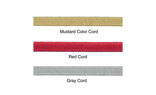 COTTON Covered Lamp Cord - Wire, Parallel (2-Wire)- CHOICE of Length- CHOICE of 3 COLORS 