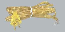 Clear Gold, 18/2 Plastic Covered Lamp Cord - Wire Sets