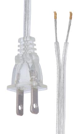 Nickel Table Lamp Wiring Kit with Push-Thru Socket