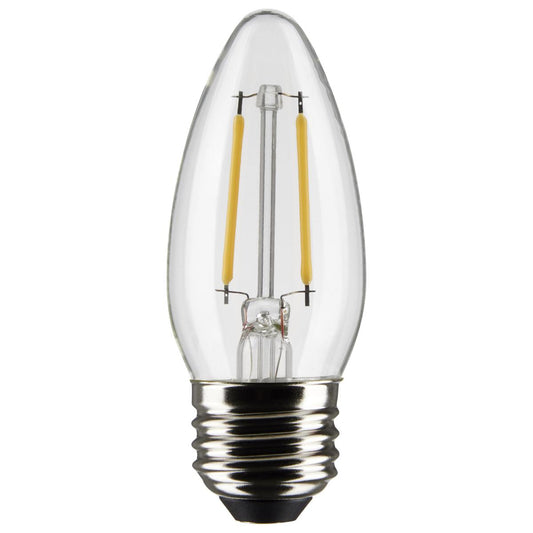 Clear, 25-Watt Equivalent LED Light Bulb, Medium E-26 Base B11 Dimmable (47023LED)