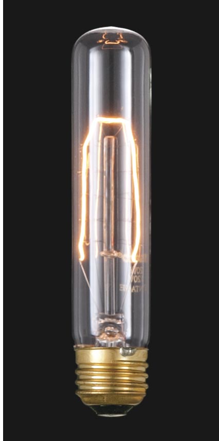 Medium Base, T9 Light Bulb with "Hairpin" Filament, 5-1/2" Ht.