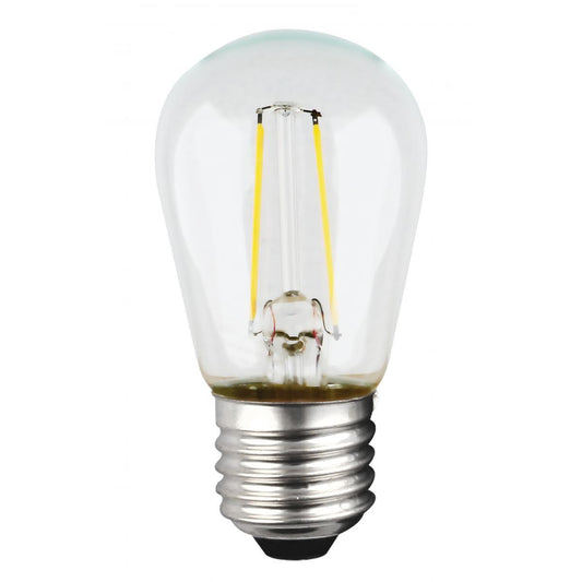 Clear, 25-Watt Equivalent LED Light Bulb, Medium E-26 Base S14 Non-Dimmable (47145LED)
