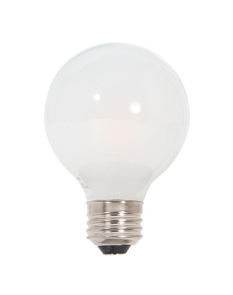 60 Watt Equivalent Dimmable G25, Medium Base LED Light Bulb