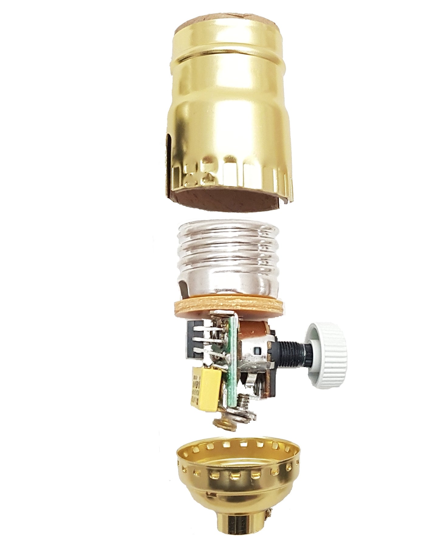Brass Table Lamp Wiring Kit With Full-range dimmer Socket