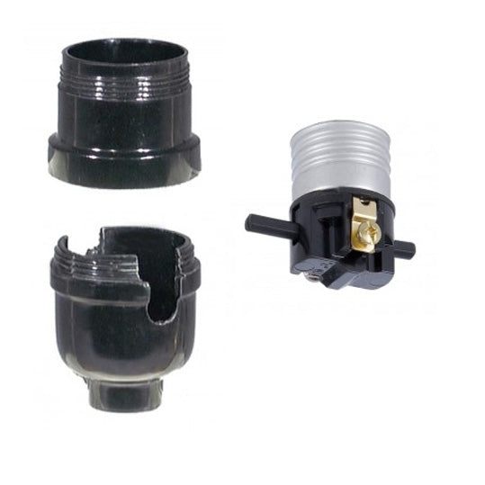Push Trough Socket Push-Thru Phenolic Socket, Medium Base, with UNO Threads (47677 ...