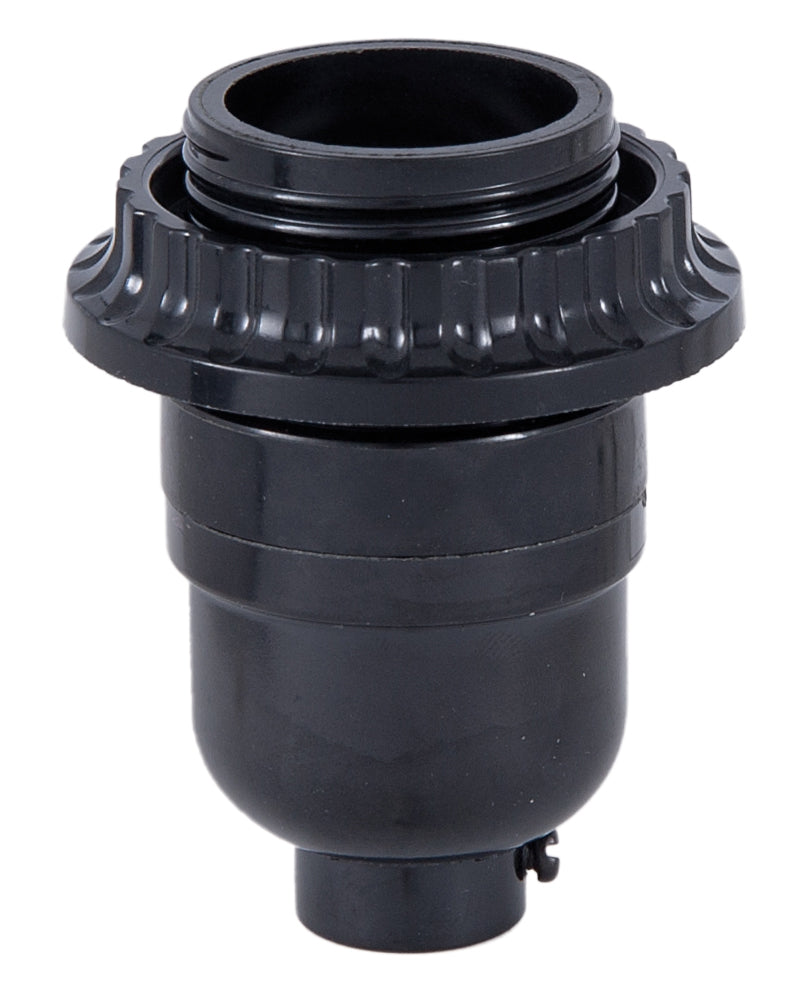 Threaded Light Socket Base Medium Base, Long Keyless, Phenolic Socket, with Threaded Shell and ...