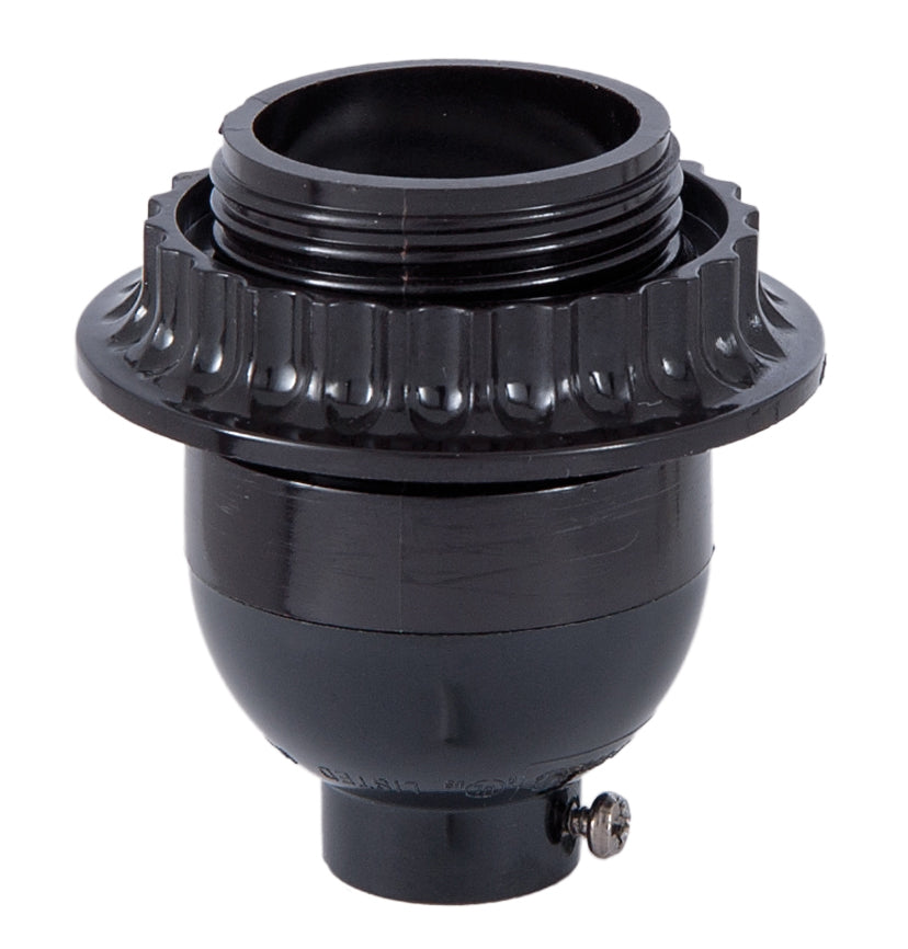 Medium Base, Short Keyless, Phenolic Socket, with Threaded Shell and ...