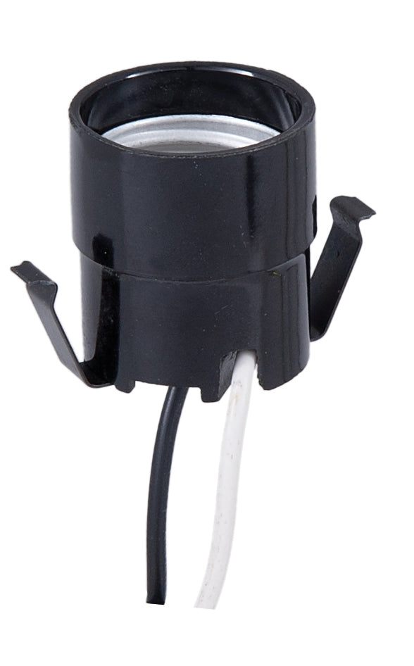 Edison Size Socket With Clip and 12 Inch Lead Wires