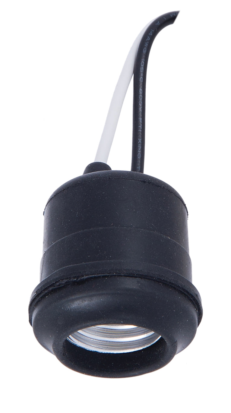 Rubber Coated Socket with 6 Inch Leads