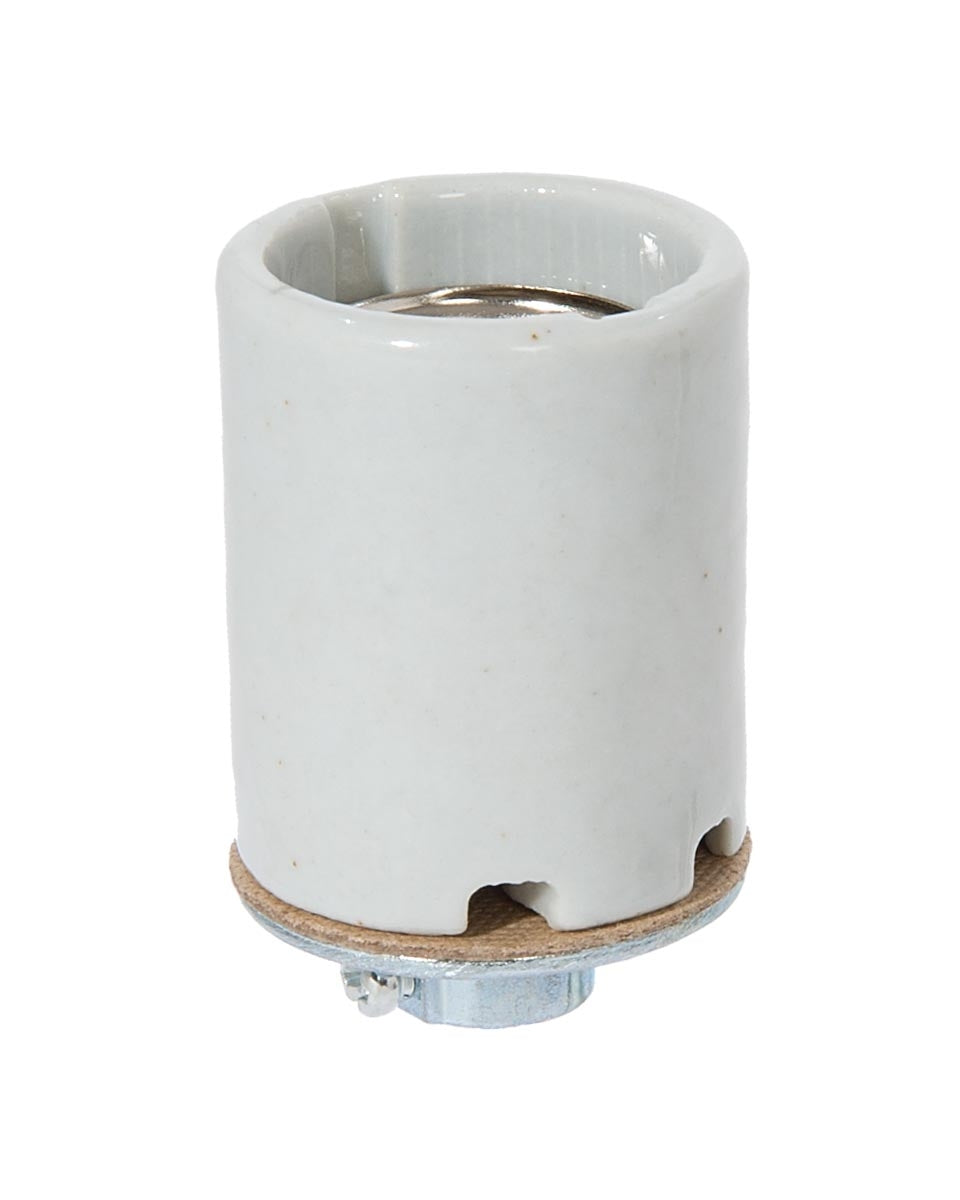 E-26 Keyless Glazed Porcelain Socket, 4KV Pulse Rated, 1/8IPS (47754 ...