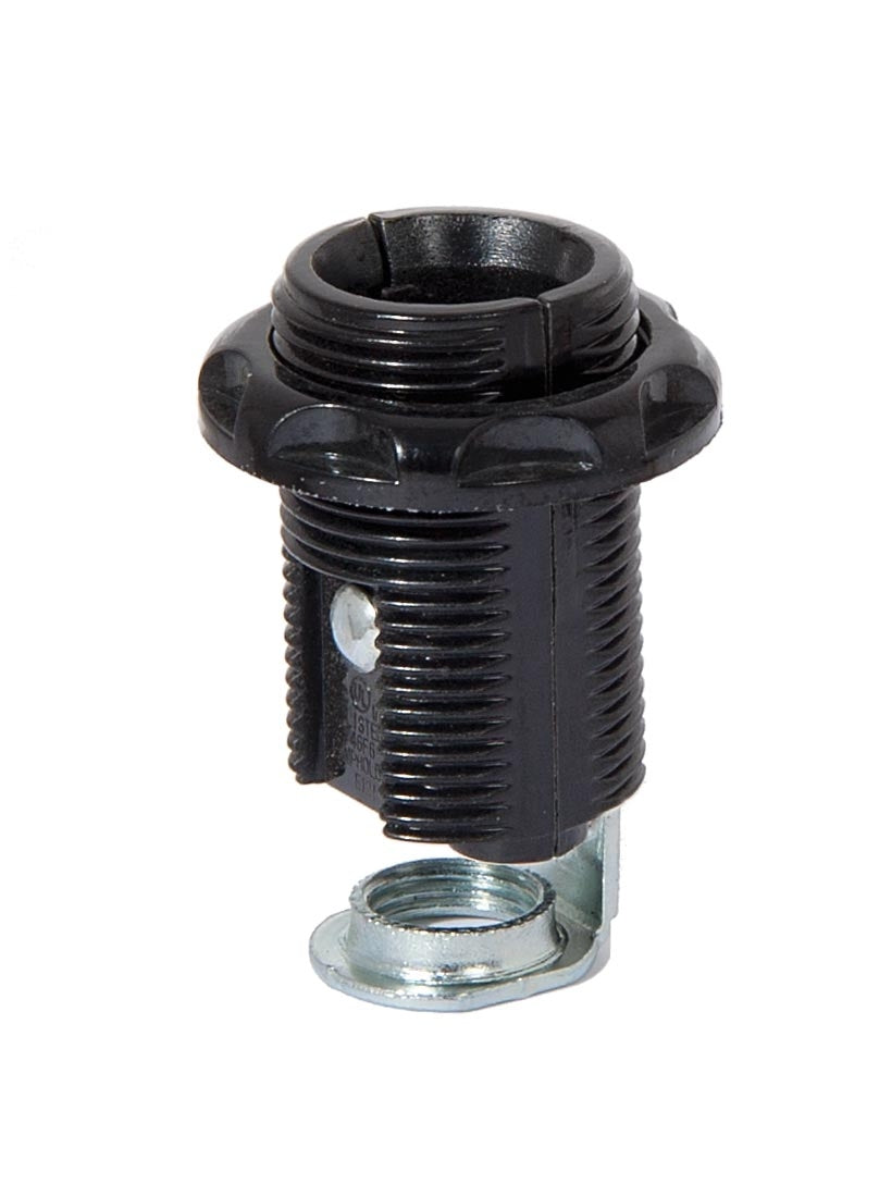 Candelabra Base Fully Threaded Phenolic Socket with External Threads ...