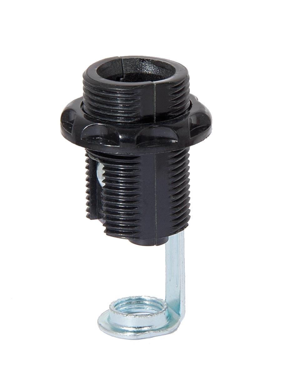 Candelabra Base Fully Threaded Phenolic Socket with External Threads ...