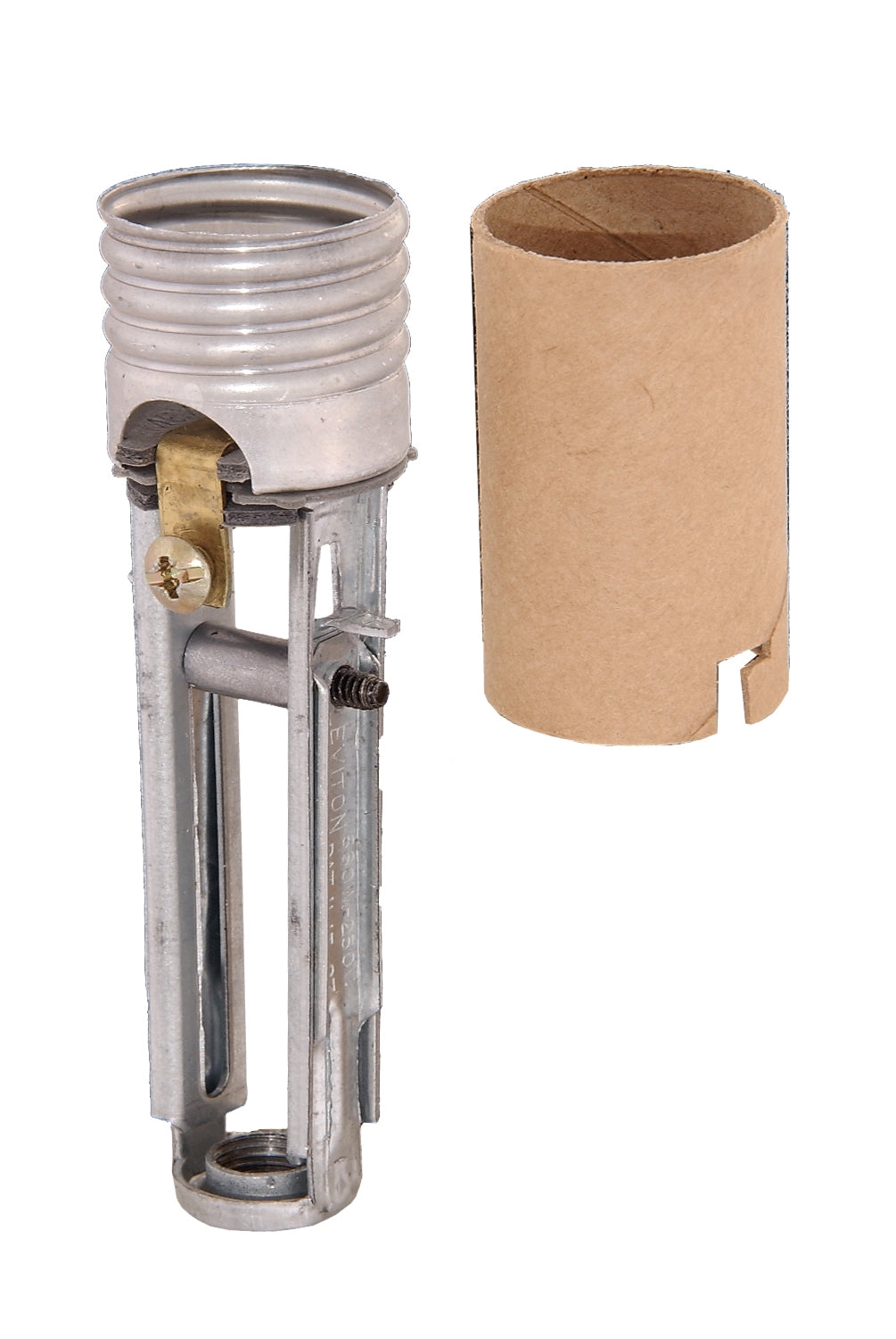 Medium Base, Adjustable Keyless Candle Socket, adjusts from 4" to 5-3/4" tall