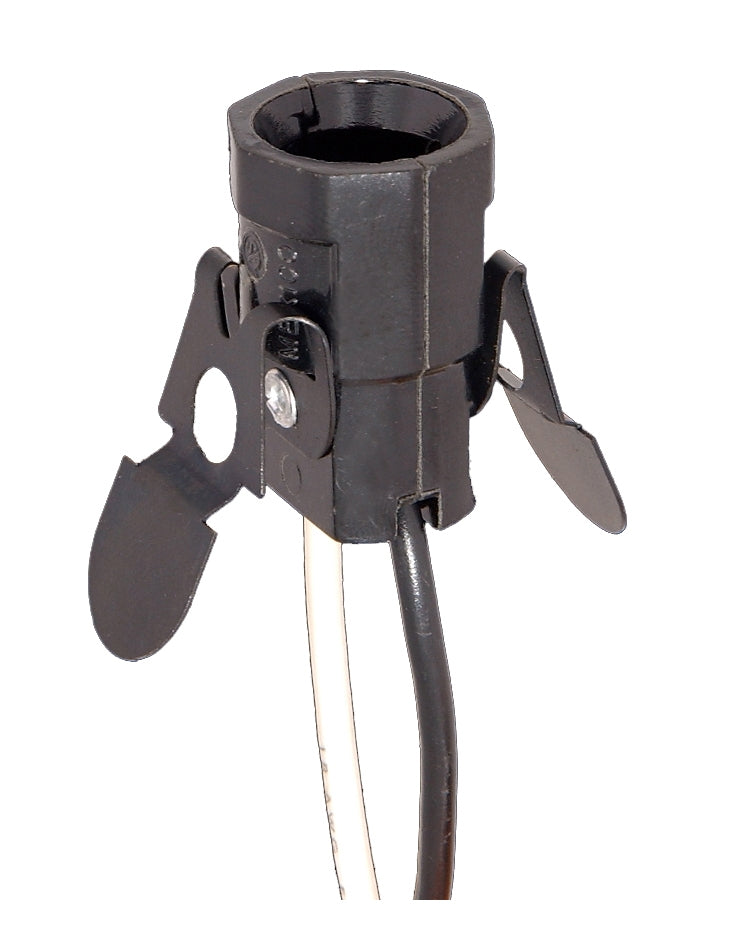 Keyless Candelabra Socket With Spring Clips (48235) - Antique Lamp ...