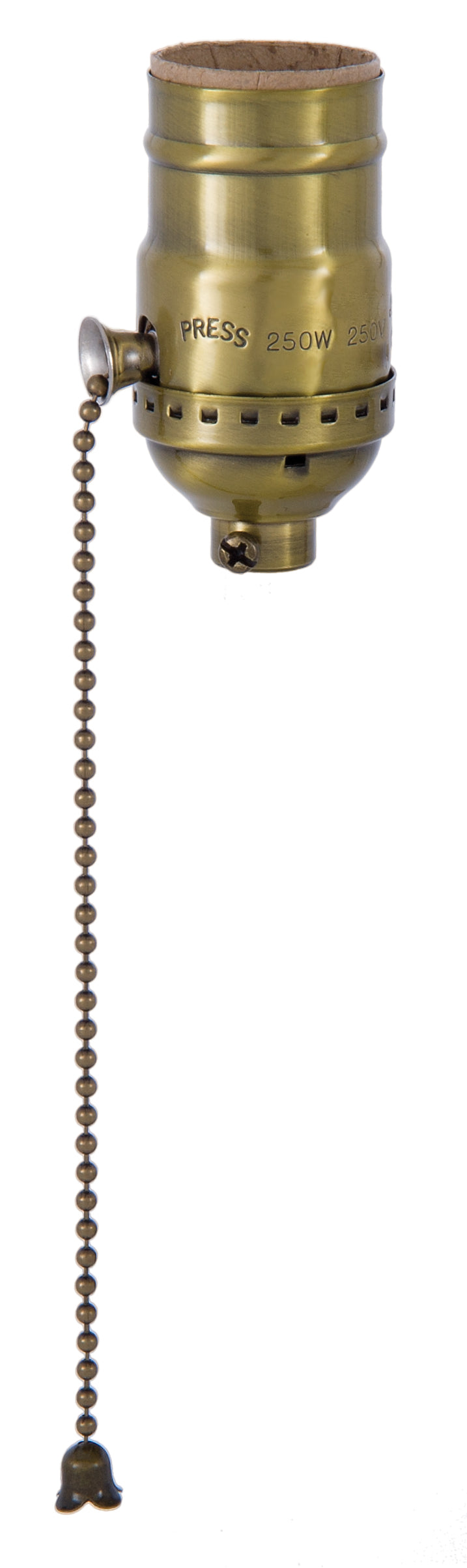 B&p Lamp Antique Brass Finish 0 Gauge Heavy Duty Chain