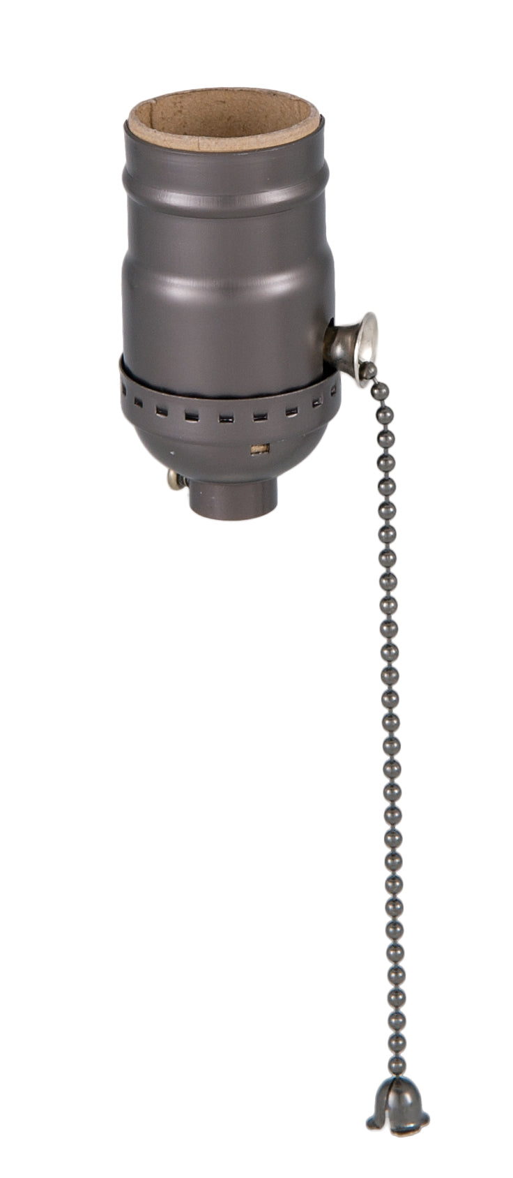 Antique Bronze Finish E-26 On-Off Aluminum Pull Chain Socket (48320B ...