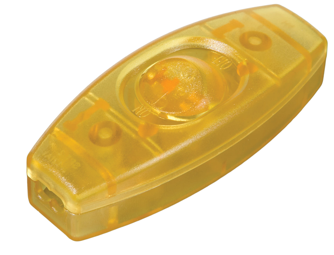 Gold In Line Feed Through ON-OFF Rocker Switch for SPT-2 Lamp Cord