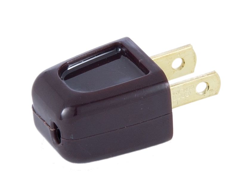 Brown Polarized Quick Connect Lamp Plugs